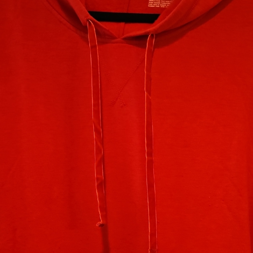 Livi Active Red Oversized Long Sleeve Hoodie - Picture 6 of 13